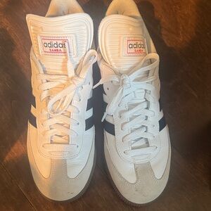 Adidas Samba White and Black Sneakers